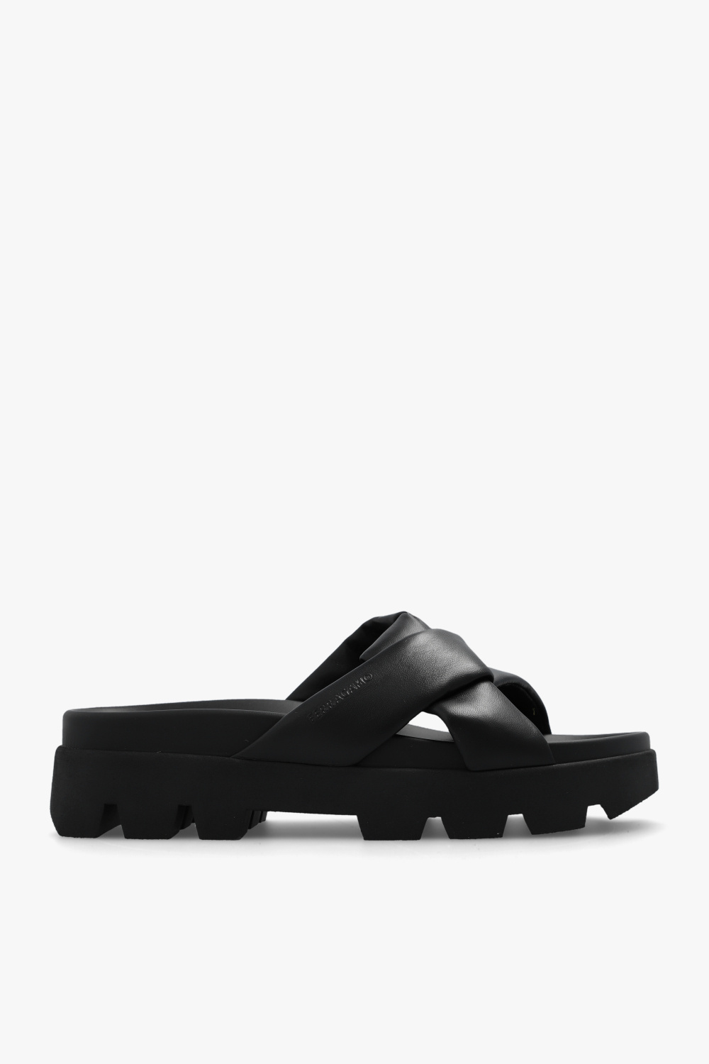 Ferragamo clearance black slides